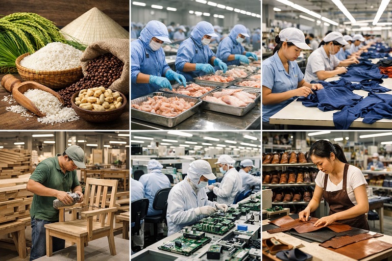 Top Export Products from Vietnam. Key Industries & Leading Sectors